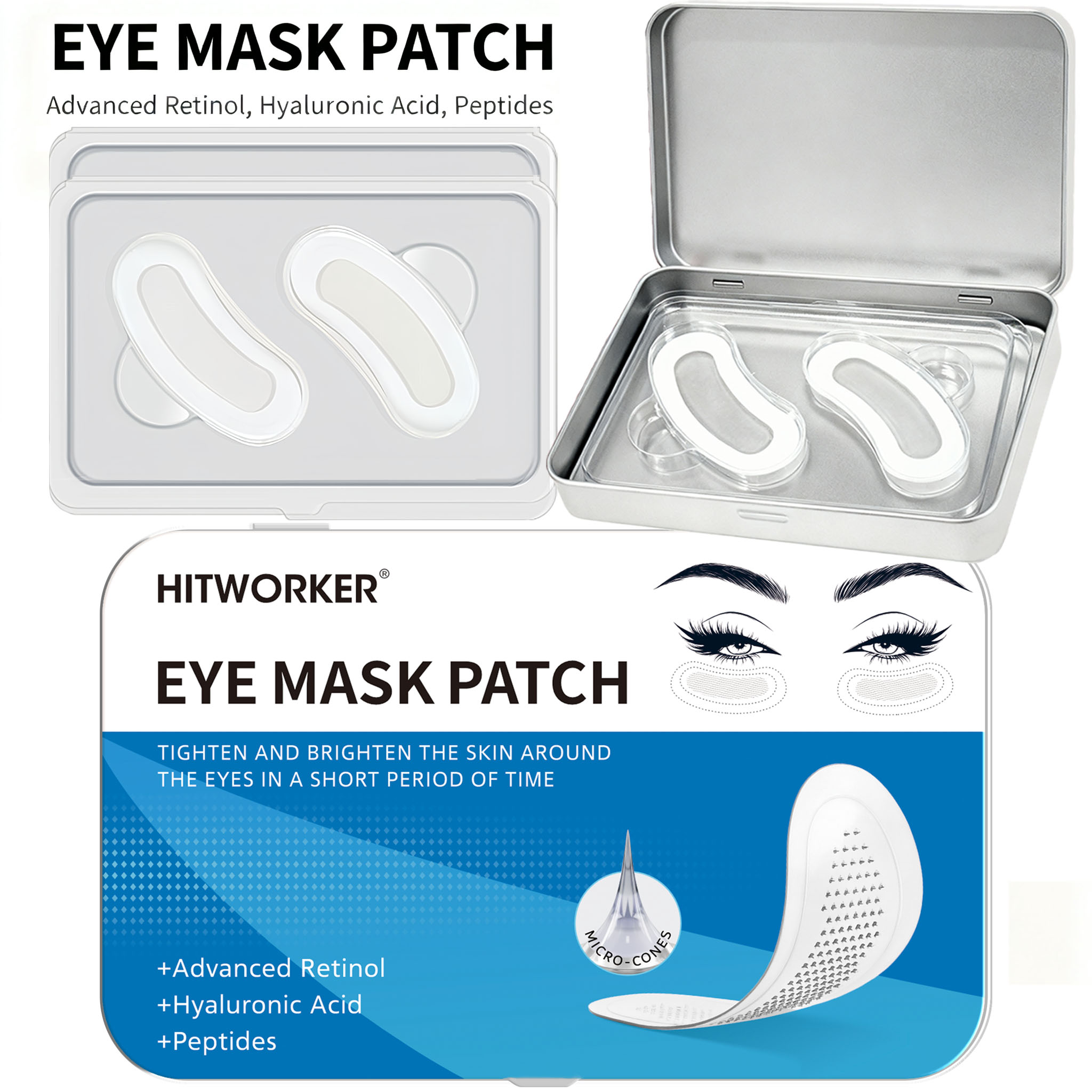 Microneedle Patch Eye - Precision Skincare Deep Cleansing Hydrogel Patches