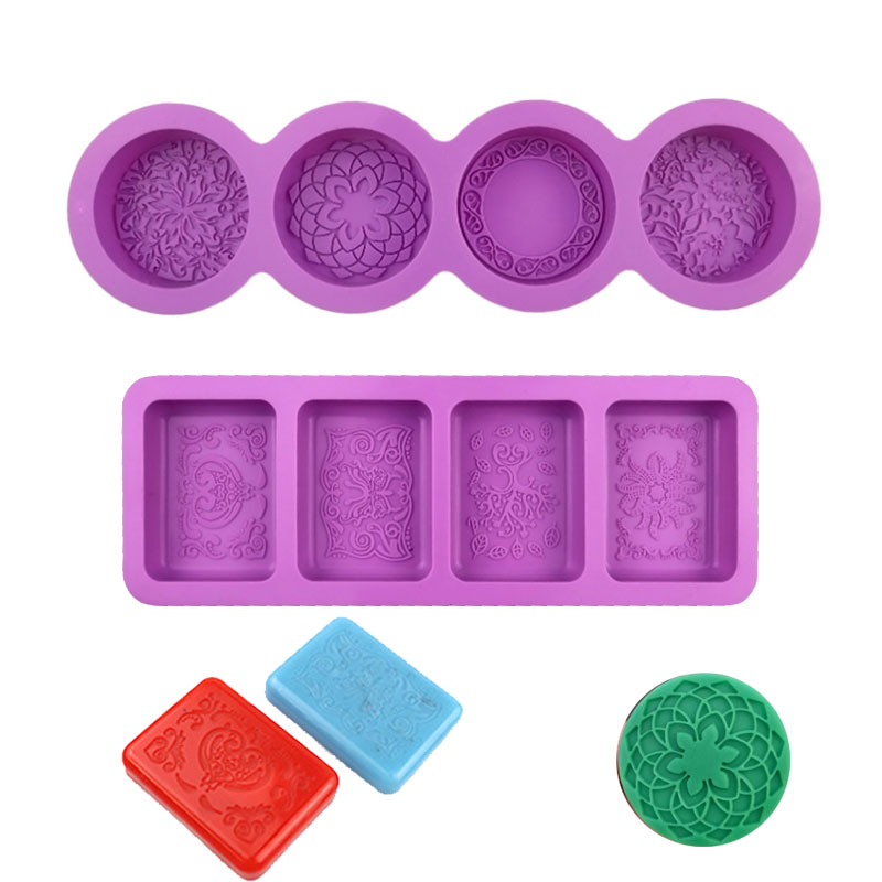 Bath Bomb Mold - Flower Pattern Silicone Mold For Soap