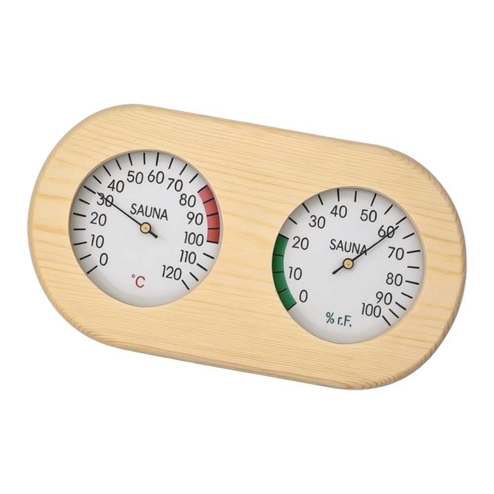 Spa And Wellness Center - 1Pc Dual Temperature Humidity Gauge Thermohygrometer