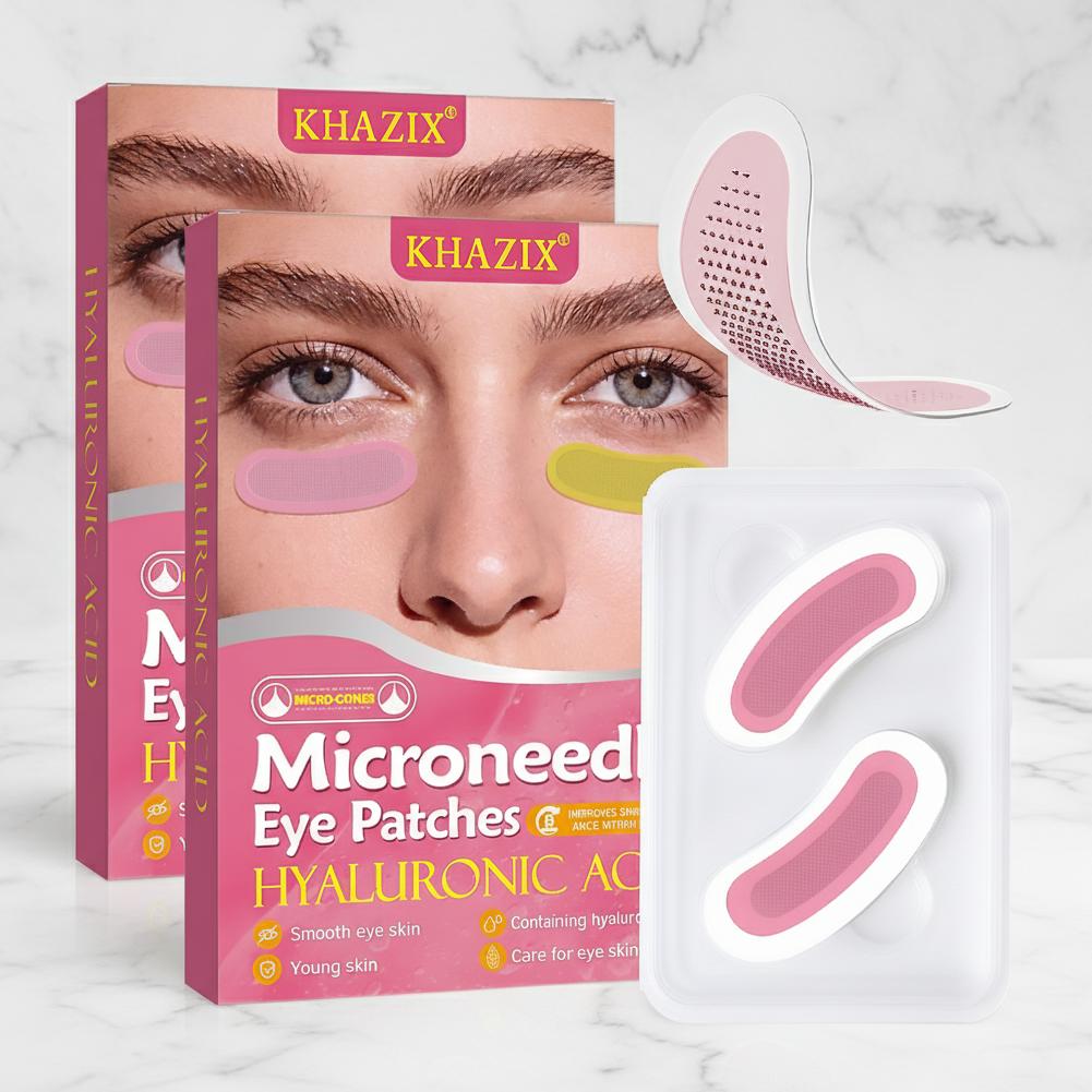 Microneedle Patch Eye - 1Pair Hyaluronic Acid Microneedle Eye Patches