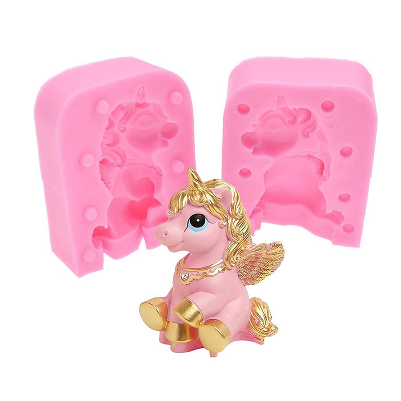 Bath Bomb Mold - 3D Unicorn Silicone Fondant Mold For