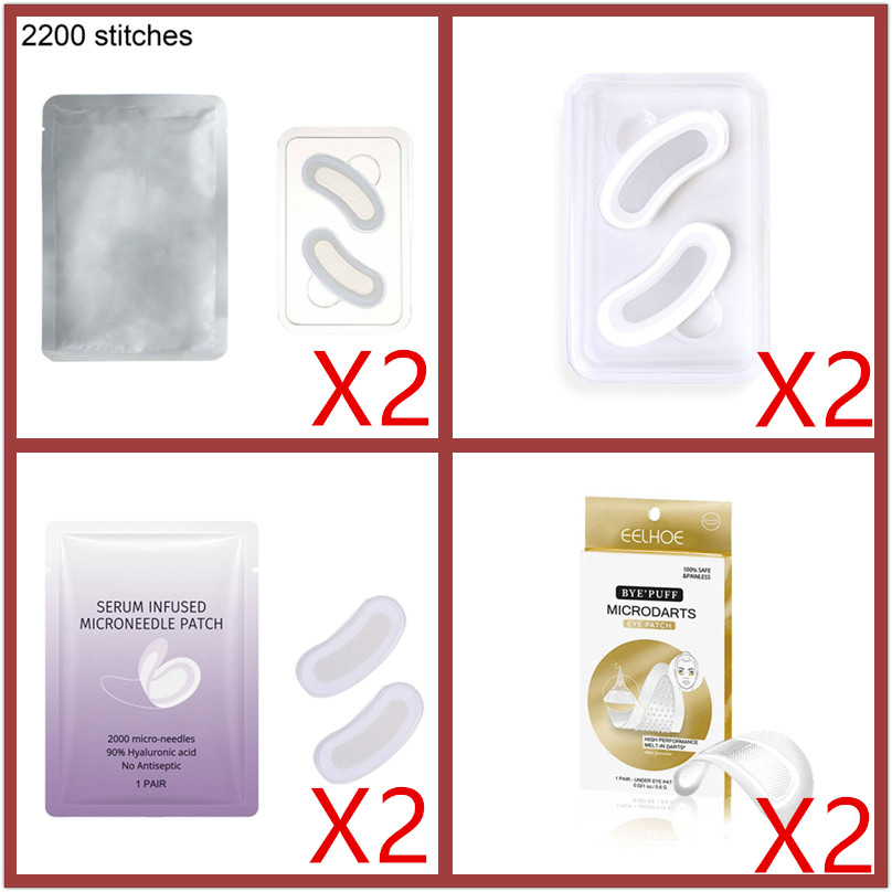 Microneedle Patch Eye - 2pairs Micro-needle Under Eye Patch Eye
