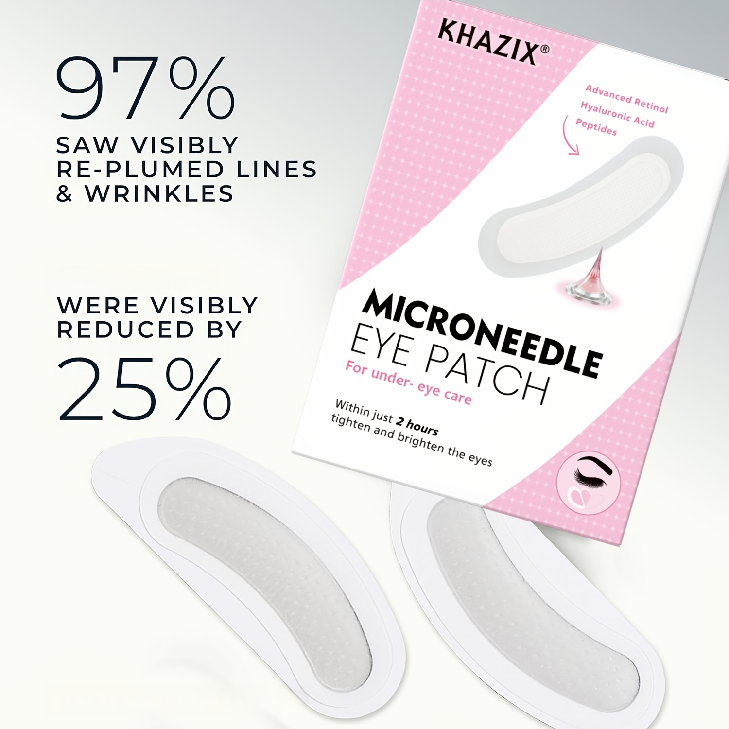 2PCS Retinol microneedle eye p - Microneedle Patch Eye 评论和价格