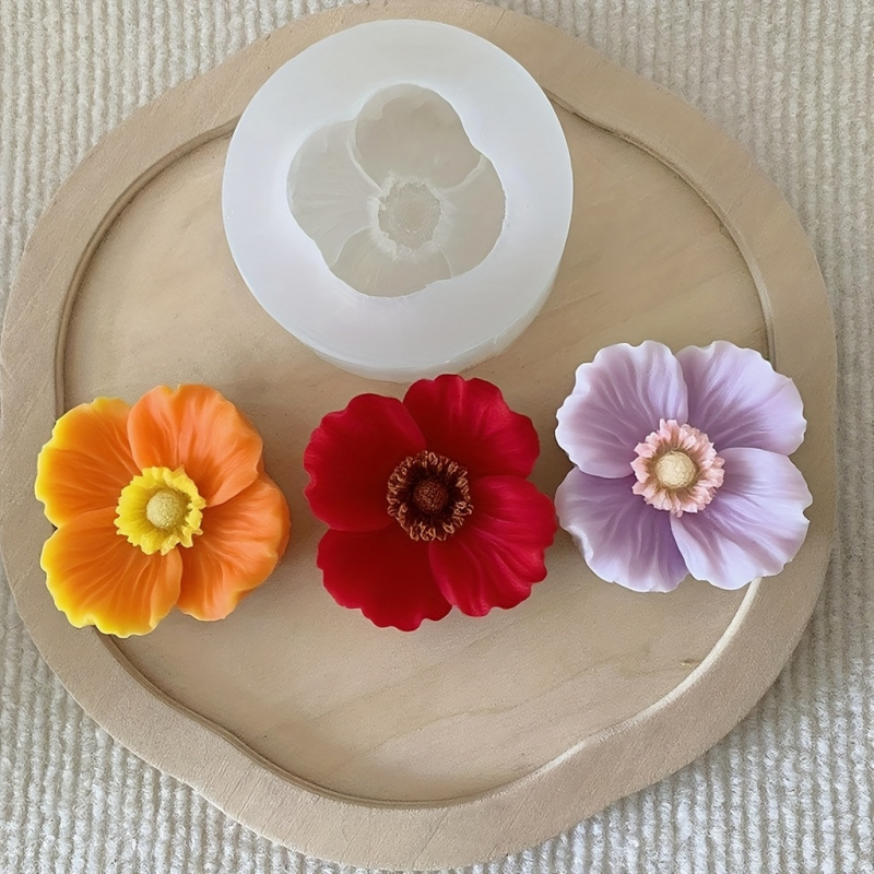 3Flower silicone mold，Silicone - Bath Bomb Mold 评论和价格
