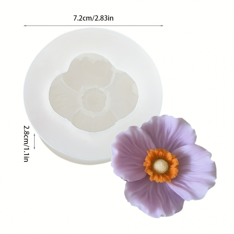 3Flower silicone mold，Silicone - Bath Bomb Mold 评论和价格