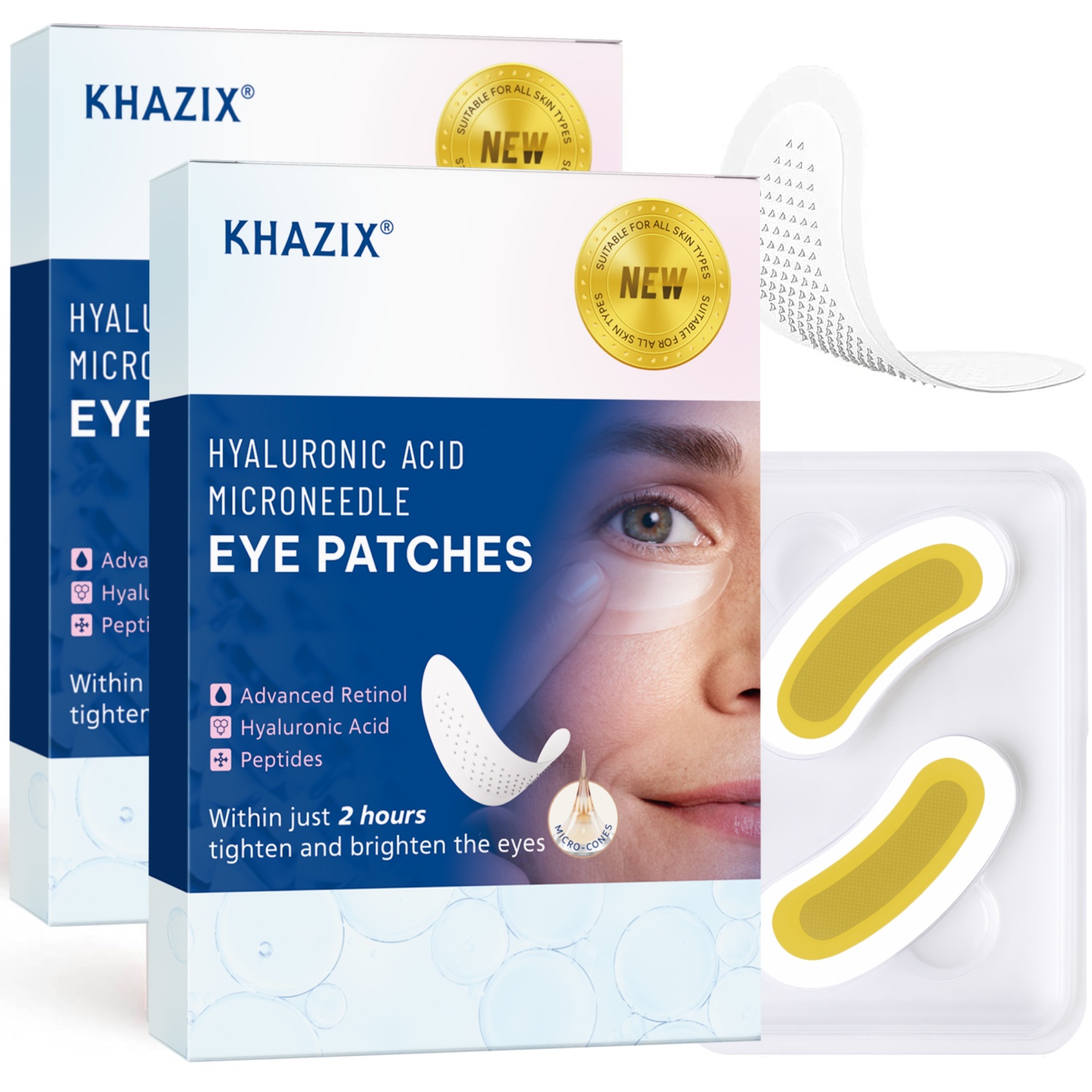 Retinol Microneedle Eye Patche - Microneedle Patch Eye 评论和价格