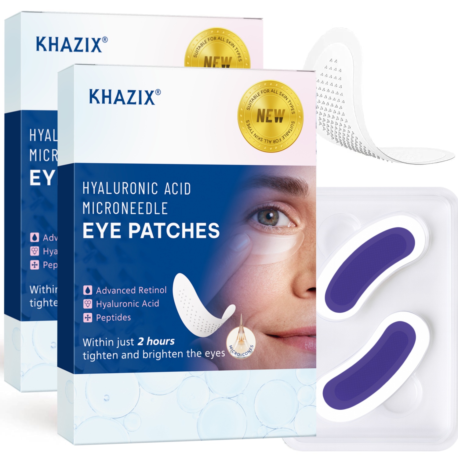 Retinol Microneedle Eye Patche - Microneedle Patch Eye 评论和价格