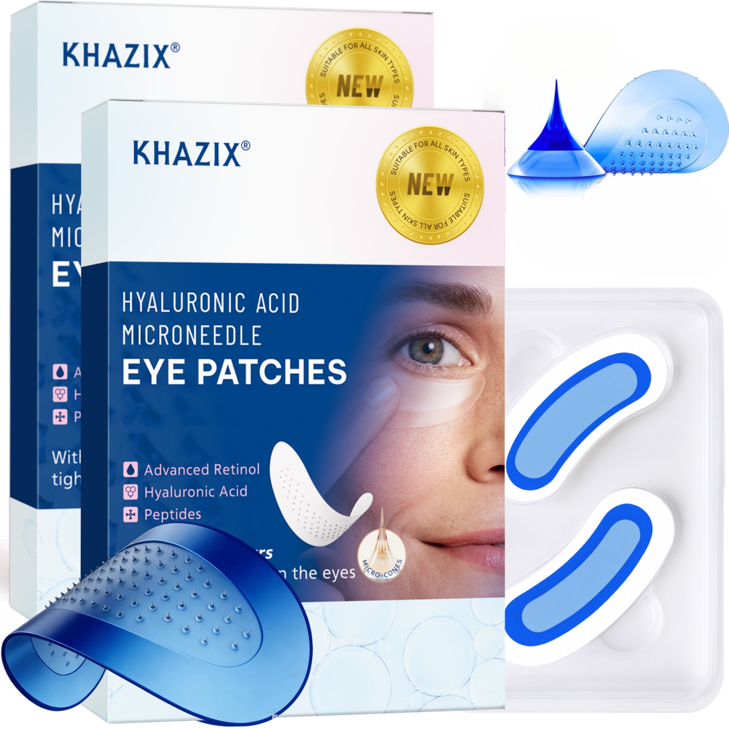 Retinol Microneedle Eye Patche - Microneedle Patch Eye 评论和价格