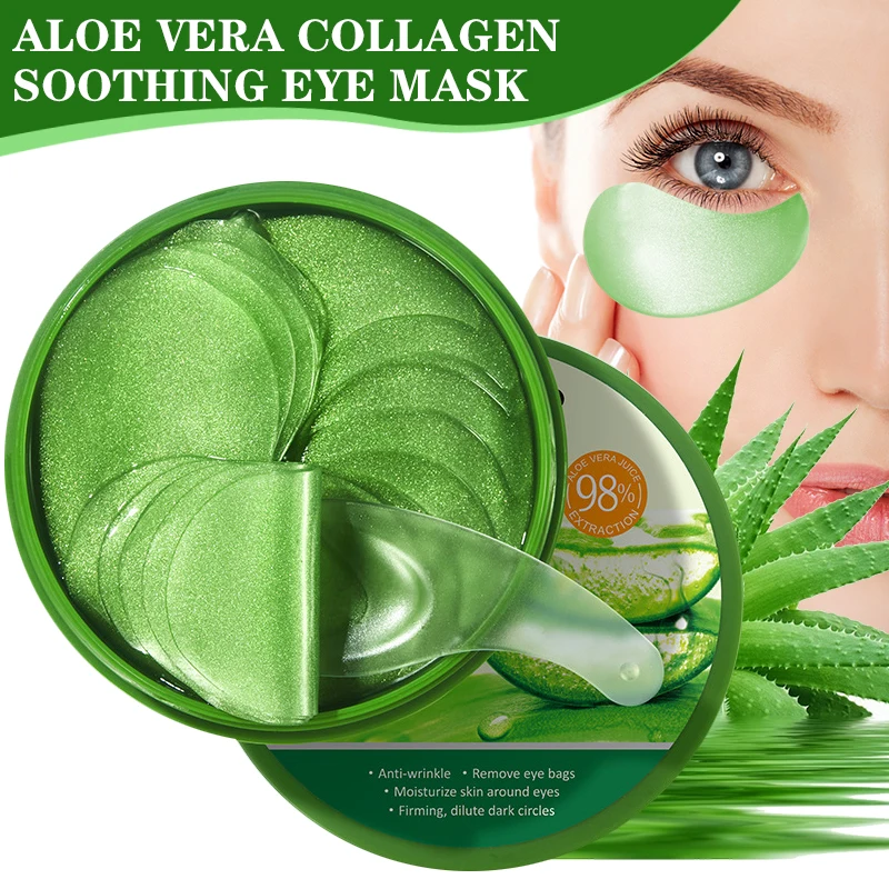 60pcs Aloe Vera Collagen Eye M - Microneedle Patch Eye 评论和价格