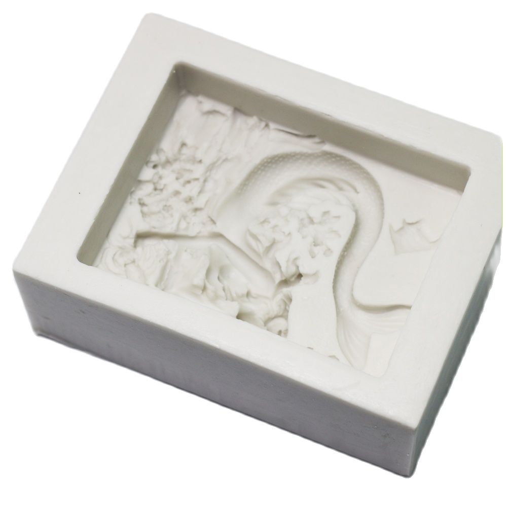 2D Mermaid Soap Silicone Molds - Bath Bomb Mold 评论和价格