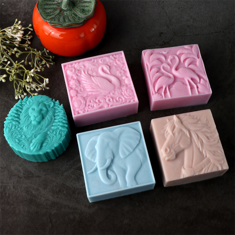 3D Square Animal Horsehead Ele - Bath Bomb Mold 评论和价格