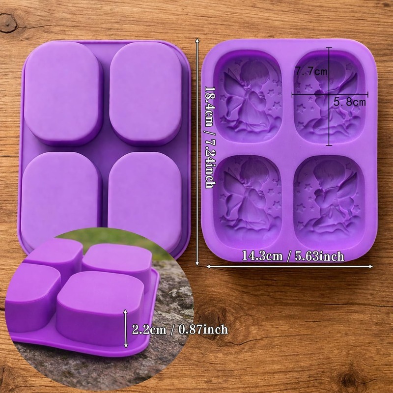 Angel Silicone Mold For Soap M - Bath Bomb Mold 评论和价格