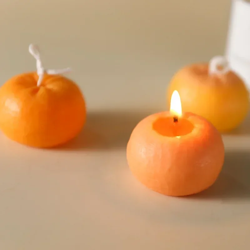 New 3D Orange Silicone Candle  - Bath Bomb Mold 评论和价格