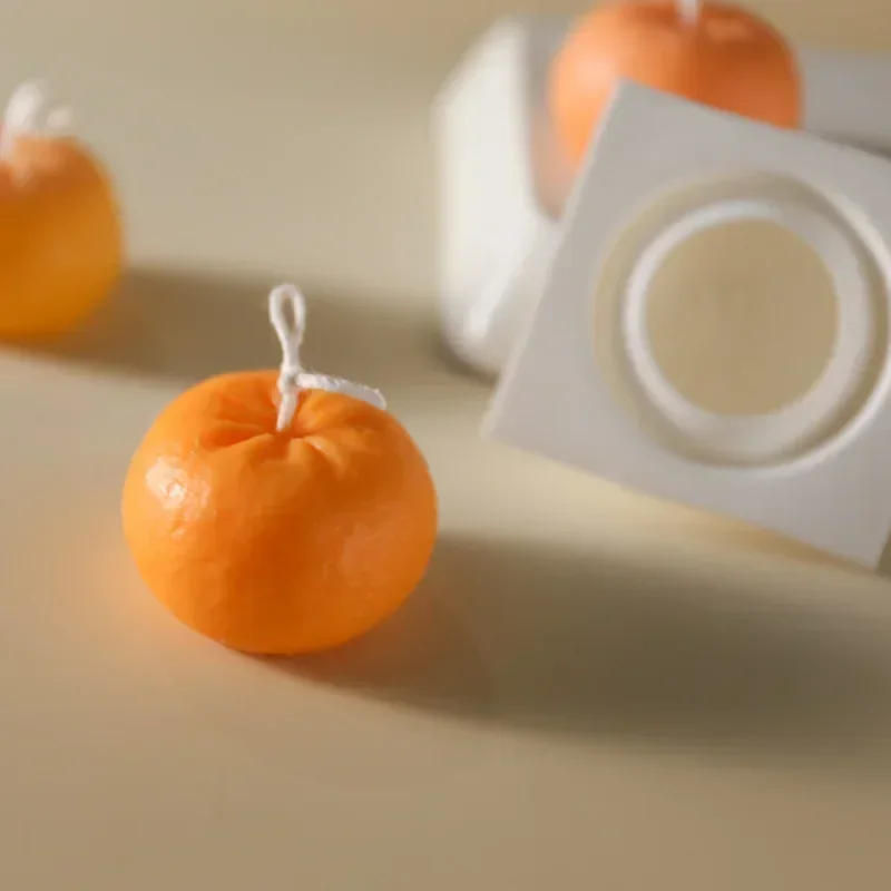 New 3D Orange Silicone Candle  - Bath Bomb Mold 评论和价格
