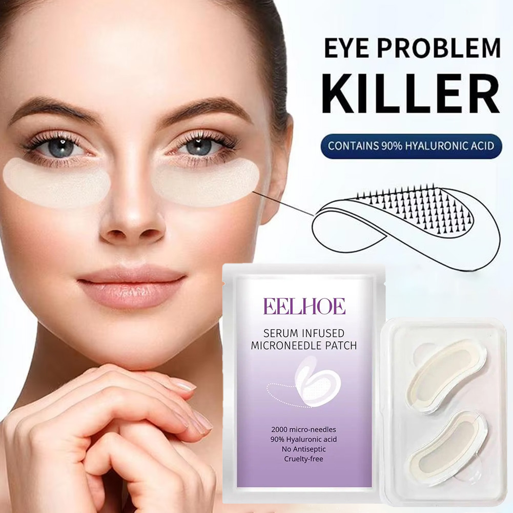 1 Pair Micro-needle Eye Patch  - Microneedle Patch Eye 评论和价格