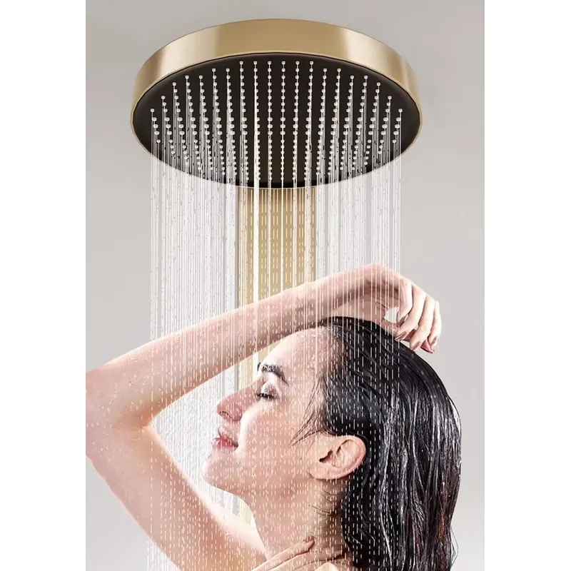 Brass Rainfall Shower Panel Se - Spa & Wellness Retreat 评论和价格